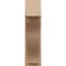 Ekena Millwork 7 1/2-in W x 22-in D x 26-in H Funston Block Rough Cedar Woodgrain TimberThane Outlooker, Primed Tan OUTUR075X22X26FST44RCPR - alternate 5